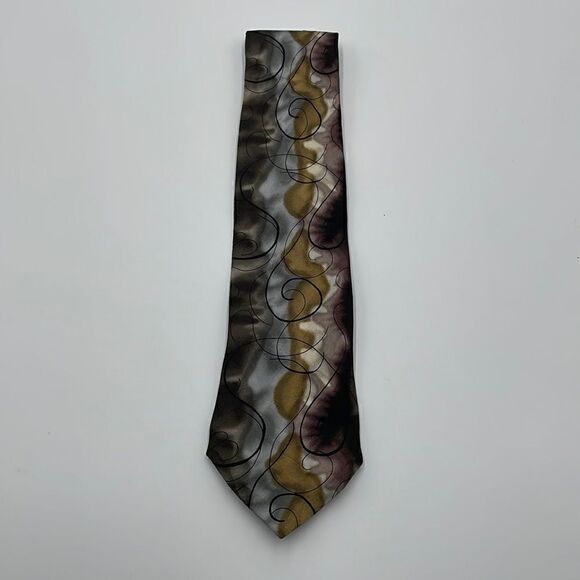 100% silk J. Garcia emerging elephant necktie - Picture 1 of 6